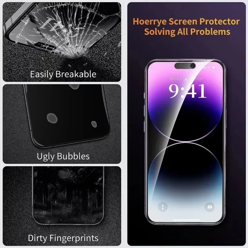 Privacy Screen Protector For iPhone 16 13 15 11 12 14 17 Pro Max Air 16e Anti-spy Glass For iPhone 13 12 Mini 7 8 16 Plus SE XR