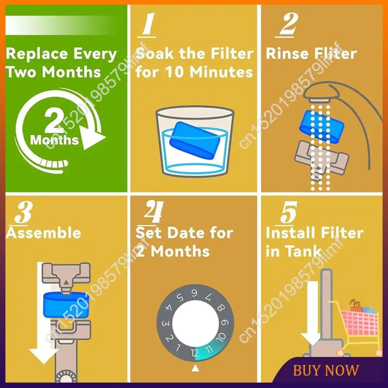 Doings!For NINJA ES601 ES701 Espresso Coffee Machine Replacement Charcoal Water Filters 6PCS Coffee  Filter