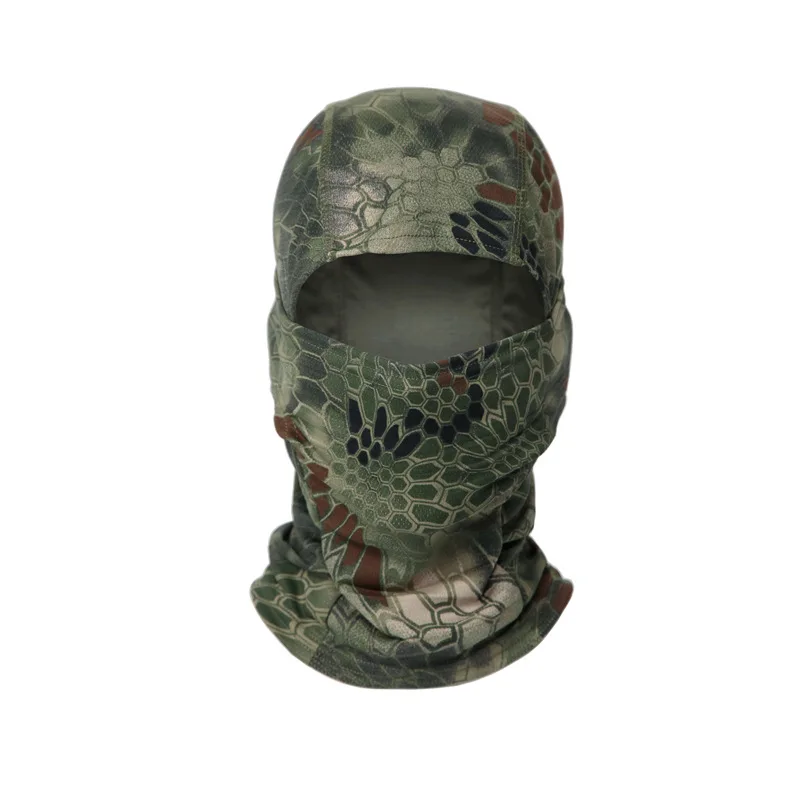 Camouflage Balaclava Cycling Full Face Mask Outdoor Fishing Hood Protection Quick Dry Summer Sun Ultra UV Protection