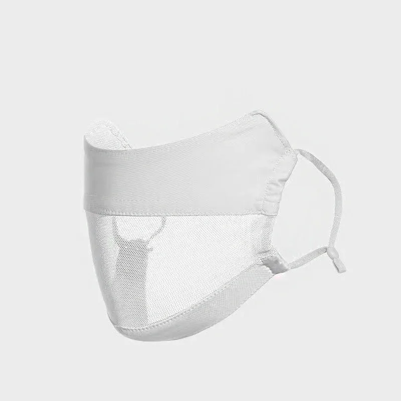 New Summer Ice Silk Sunscreen Face Mask Anti UV Head Scarf Outdoor Cycling Sports Breathable Chiffon Mask Thin Style Tube Scarf