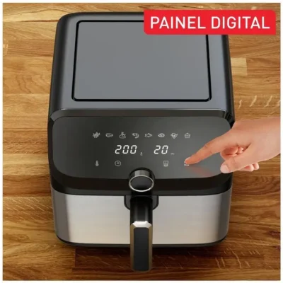 Electric Fryer No Oil/Air Fryer Arno Expert Maxxi AFD7 with Timer Inox 7.5L-220V