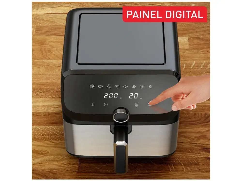 Electric Fryer No Oil/Air Fryer Arno Expert Maxxi AFD7 with Timer Inox 7.5L-220V