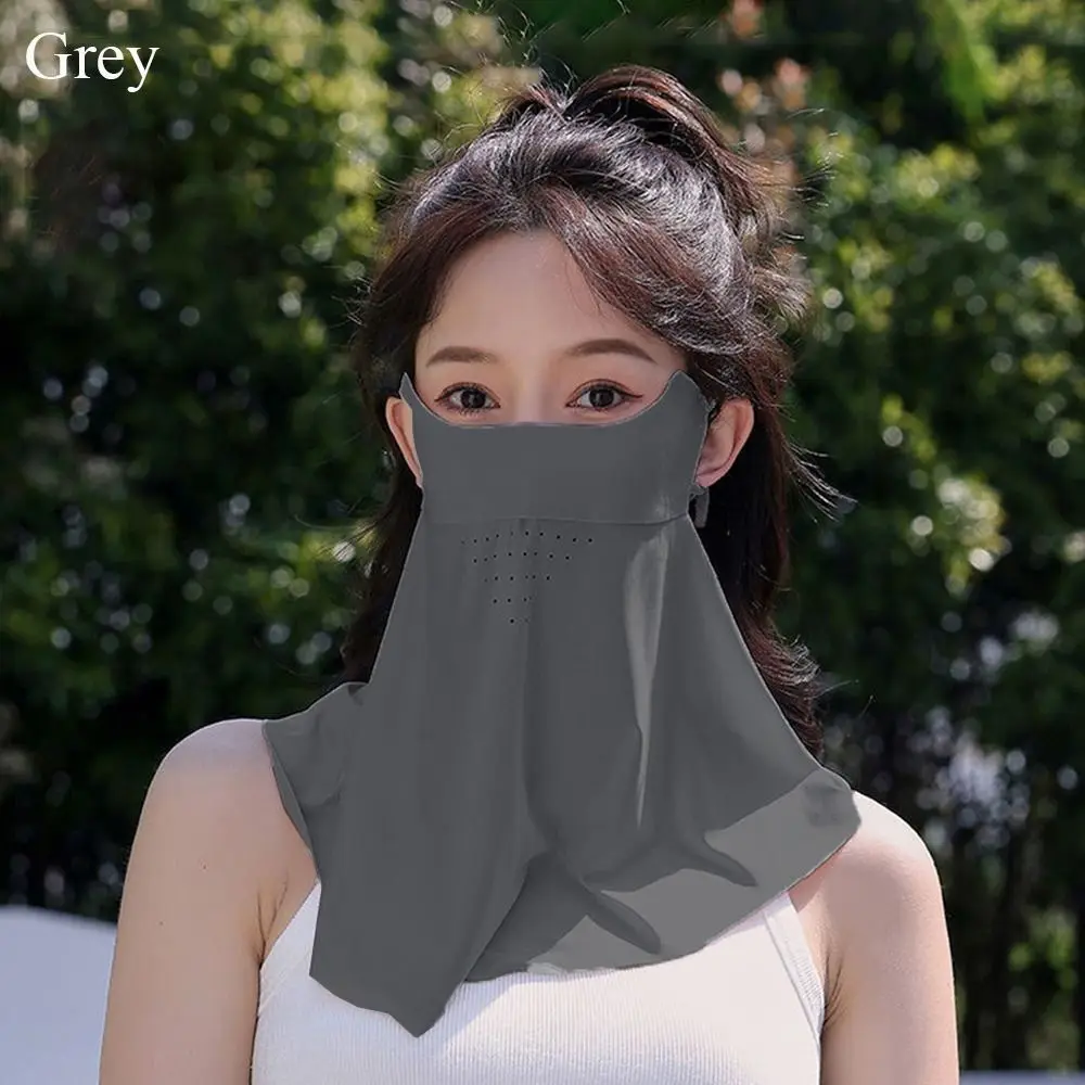 Outdoor Sunscreen Face Mask Golf Sun Proof Ice Silk Bib Men Women Fishing Riding UV Protect Neckline Mask Summer Sun Proof Mask