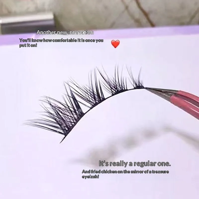 5 Pairs Winged False Eyelashes Reusable Natural Thick Long Manga Lashes Fox Eye Makeup Beauty Tool