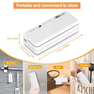 Plastic Bag Sealer Mini Sealing Machine Thermal Plastic Bag Sealants Heat Sealing Machine for Plastic Bags Handheld Heat Sealer
