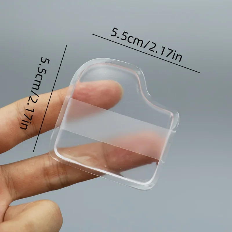 Transparent Silicone Makeup Sponge Non Absorbent Reusable for Foundation Concealer Blush Cream Easy Clean Makeup Beauty Tool