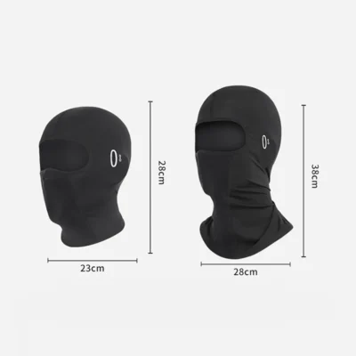 UV Protection Full Face Mask Hiking Ice Silk Sun Hat Men Women Balaclava Sunglasses Holes Scarf Cooling Cycling Face Cover Beach