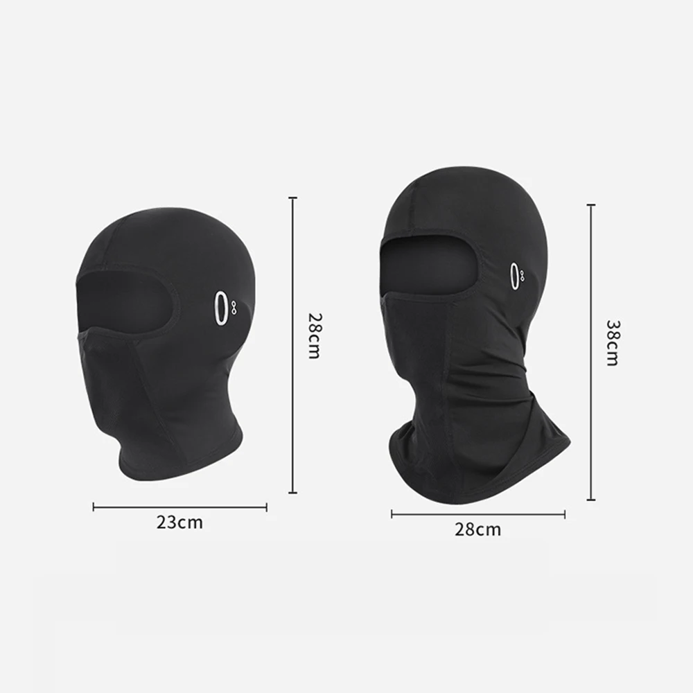 UV Protection Full Face Mask Hiking Ice Silk Sun Hat Men Women Balaclava Sunglasses Holes Scarf Cooling Cycling Face Cover Beach