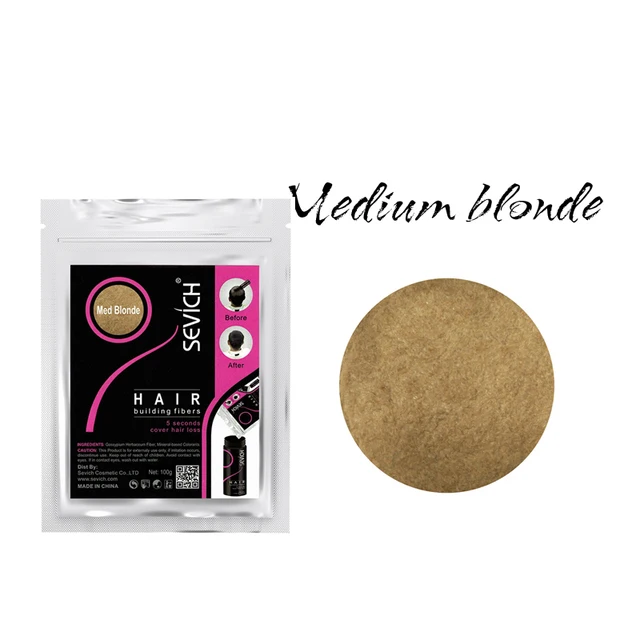Sevich 500g Refill Hair Fiber Anti Hair Loss Product 10Color Keratin Instant Hair Growth Fiber Refill Hair Building Fiber Powder