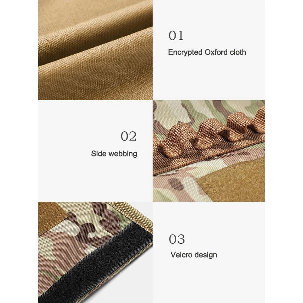 Camping Gas Can Protective Cover Tactical Fuel Cylinder Sleeve Outdoor Gas Tank Canister Storage Bag Case for Hunting