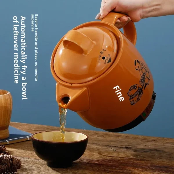 Shanyoujia Ceramic One-Piece Electrochemical Health Pot Automatic Boiling Medicine Pot Insulated Electric Heating Pharmacy Pot