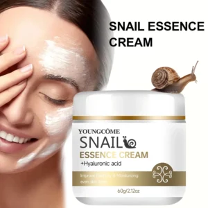 Alternative view of 2pcs Snail essence cream with hyaluronic acid,Retinol Moisturizing Firming Lightening Repairing Smooth Skincare Whitening Creams
