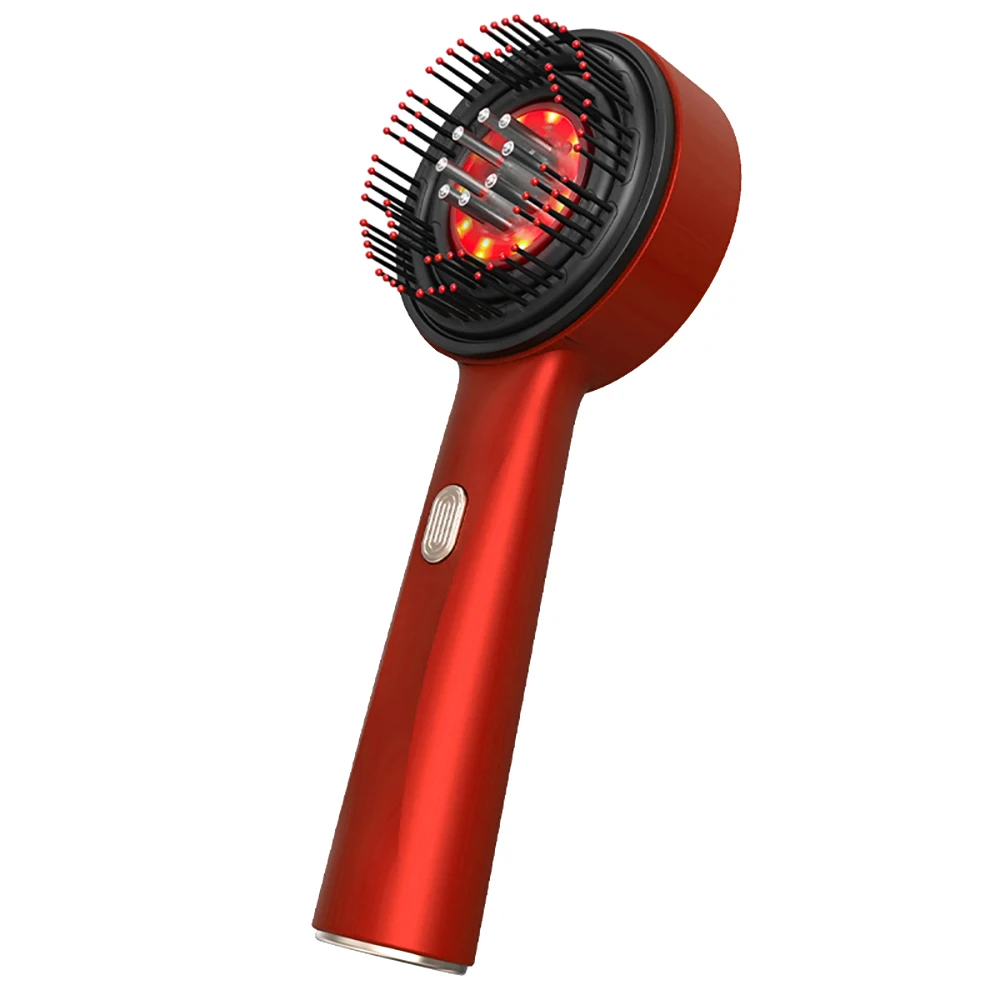 Electric Vibration Massage Comb Portable Hair Follicle Comb Scalp Oil Liquid Applicator Head Massager Hair Growth Anti Loss Care