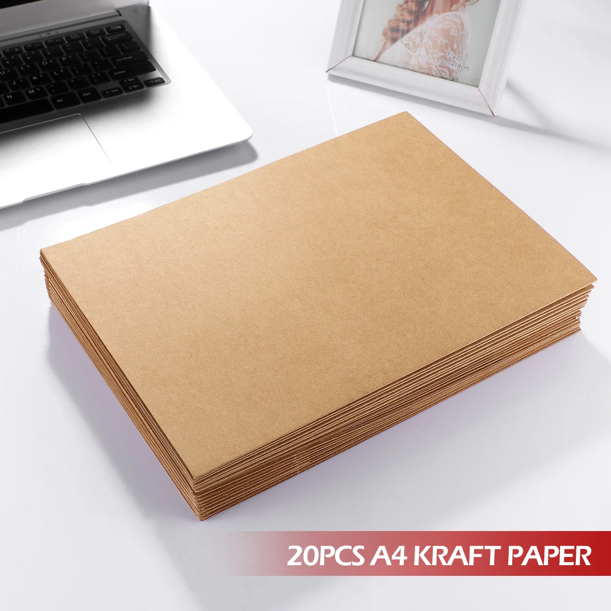 10pcs A4 Kraft Paper File Folder Document Folder Office File Bag File Bag Organizer Storage Holder School Stationery Supplies