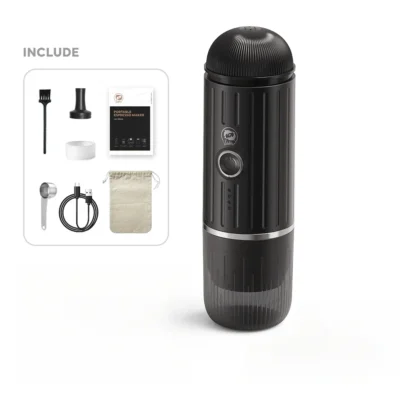 Portable Espresso Machine Heating Coffee Maker Wireless Rechargeable Concentrated Extraction Coffee Machine for Travel Office