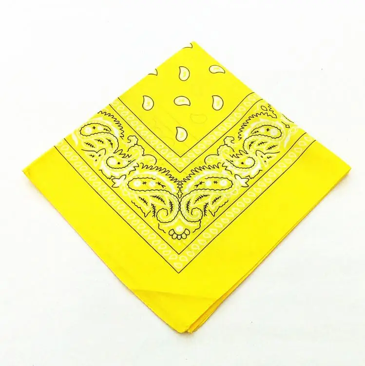 55cm*55cm Outdoor Sports Bandana Scarf Face Mask Riding Camping Cycling Headscarf Tube Wristband Paisley Headband Women Men