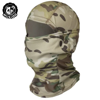 Musion Motorcycle Balaclava Sun Protection Full Face Mask Breathable Mesh Airsoft Mask Balaclava Bicycle Cycling Head Cover Unde