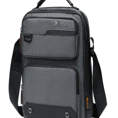 Men Multifunctional Fashion Anti-theft Shoulder Bag Travel Waterproof Oxford Crossbody Sling Bag Casual Messenger Pack For Male