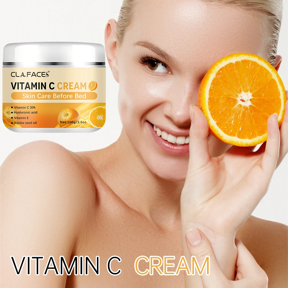 Retinol Vitamin C Face Cream, Anti-Wrinkle Moisturizing, Hyaluronic Acid, Repairing Skin, Brighten Skin Tone, Skincare