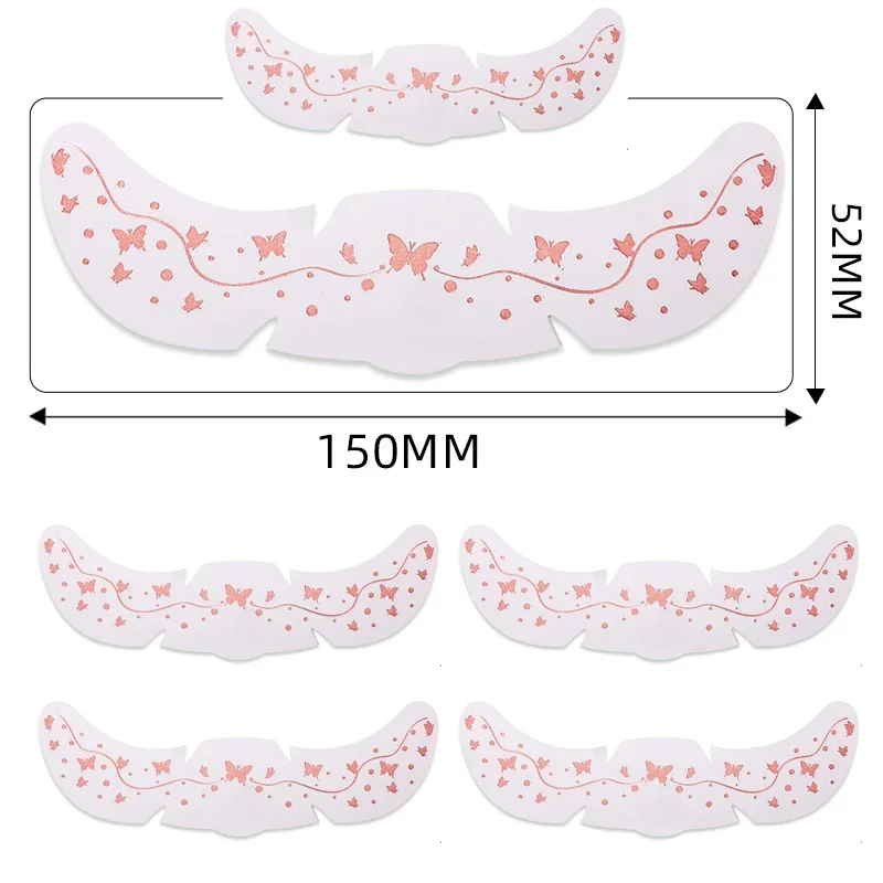 6Pcs/Set Glitter Skincare Freckles Face Tattoo Sparkle Temporary Tattoo Bow Love Kiss Makeup Patch Valentine's Day Face Tattoo