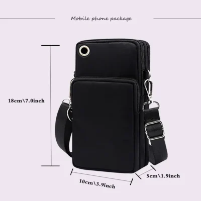 Universal Mobile Phone Bag Iphone 13 Huawei Shoulder Cross-body Package Women Sport Pouch Unisex Arm Wrist Bags Butterfly Print