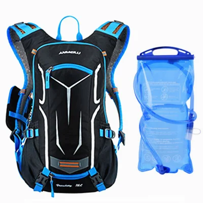 18L Cycling Backpack MTB Bicycle Bag with Rain Cover Breathable Riding Camping Hydration Bike Backpack Hiking Reflective Bags