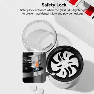 ASWUT-Pill Crusher Fine Powder Electric Grinder - Portable Cordless Pill Crusher For Travel, Easily Crush Pills