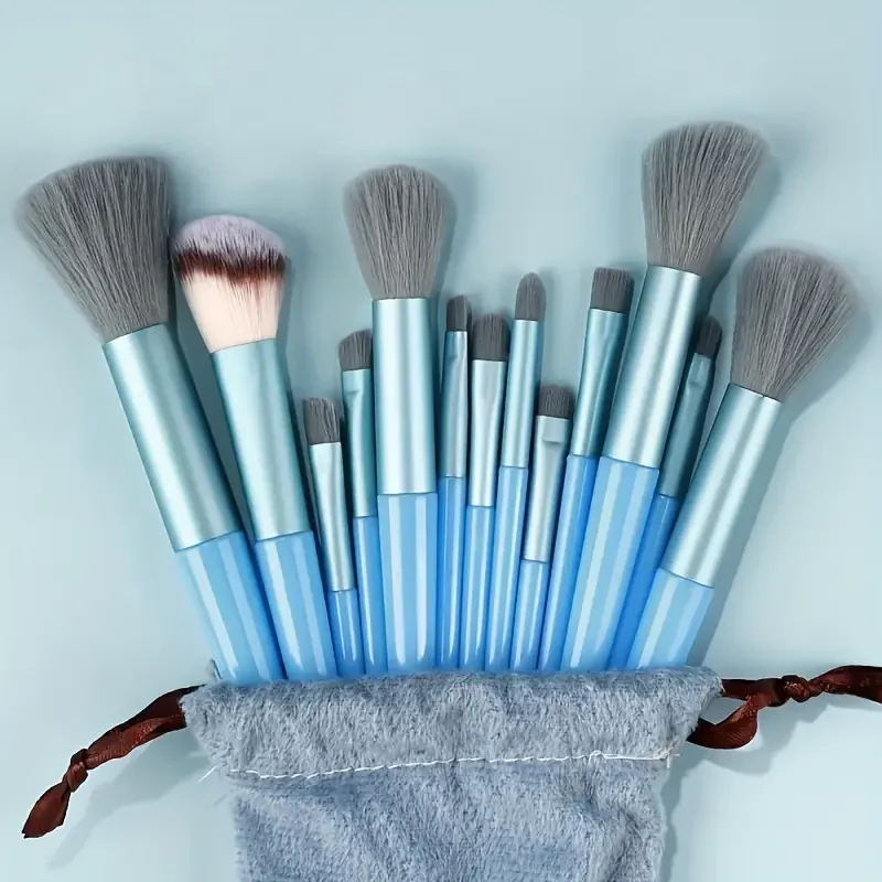 13Pcs Makeup Brushes Set Soft Fluffy Eye Shadow Highlighter Concealers Brush Blush Loose Powder Brush Blending Women Beauty Tool