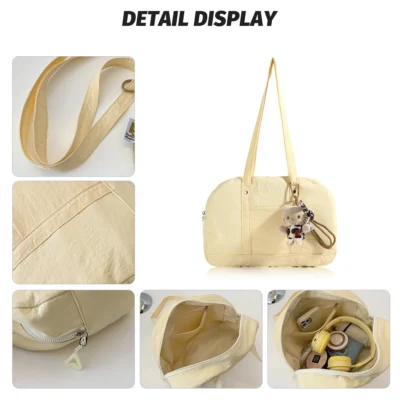Lightweight Short-Distance Travel Bag, Women's Sports Yoga Bag, Training Fitness Bag, Men's Storage Crossbody Bag, Versatile Commuter Bag, Cute Shopping Student Class