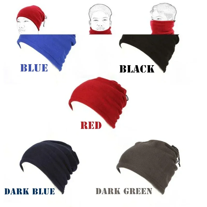 Polar Fleece Neck Tube Ear Warmer Fishing Skating Running Sport Scarf Face Mask Camping Hiking Neck Warmer Warm Cycling Headwear
