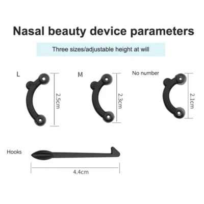 1set Nose Up Lifting Nose Shaper Lifter Nose Slimmer Nose Corrector Nose Bridge Straightener Beauty Tool 3 Size Pain Free