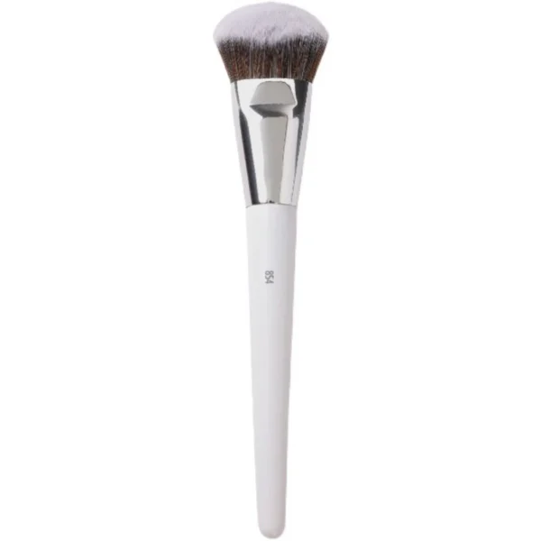 1pc White 854 Bevel Base Makeup Brushes 3D Liquid Foundation Contour Make up Brush Detail Face Foundation Beauty tool Filli