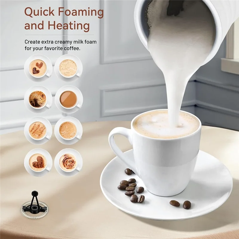 ABKR-Frother Whisk For MMF-809 Electric Milk Steamer MMF-809-WH For Keurig K-Latte Single Serve K-Cup