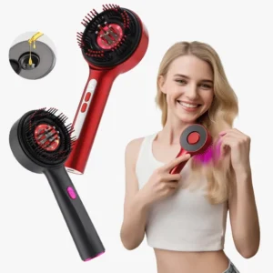 Electric Head Massager Hair Growth Comb Scalp Relax Massager LED Light Therapy Anti Hair Loss Scalp Brush Liquid Oil Applicator