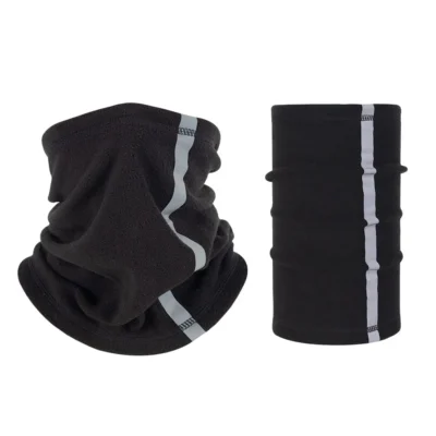 GTUBIKE Winter Warm Fleece Neck Scarves Reflective Skiing Neck Cover Mask Motorcycle Half Face Mask Scarf Riding Windproof