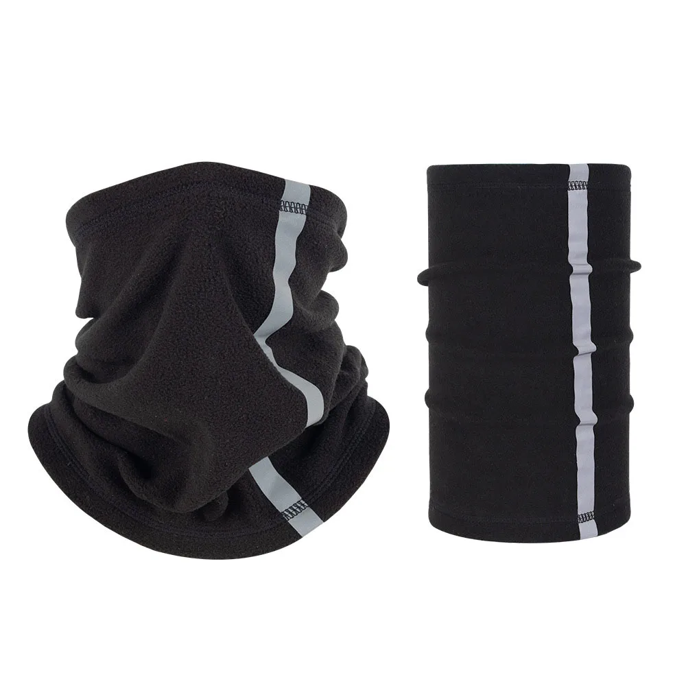 GTUBIKE Winter Warm Fleece Neck Scarves Reflective Skiing Neck Cover Mask Motorcycle Half Face Mask Scarf Riding Windproof