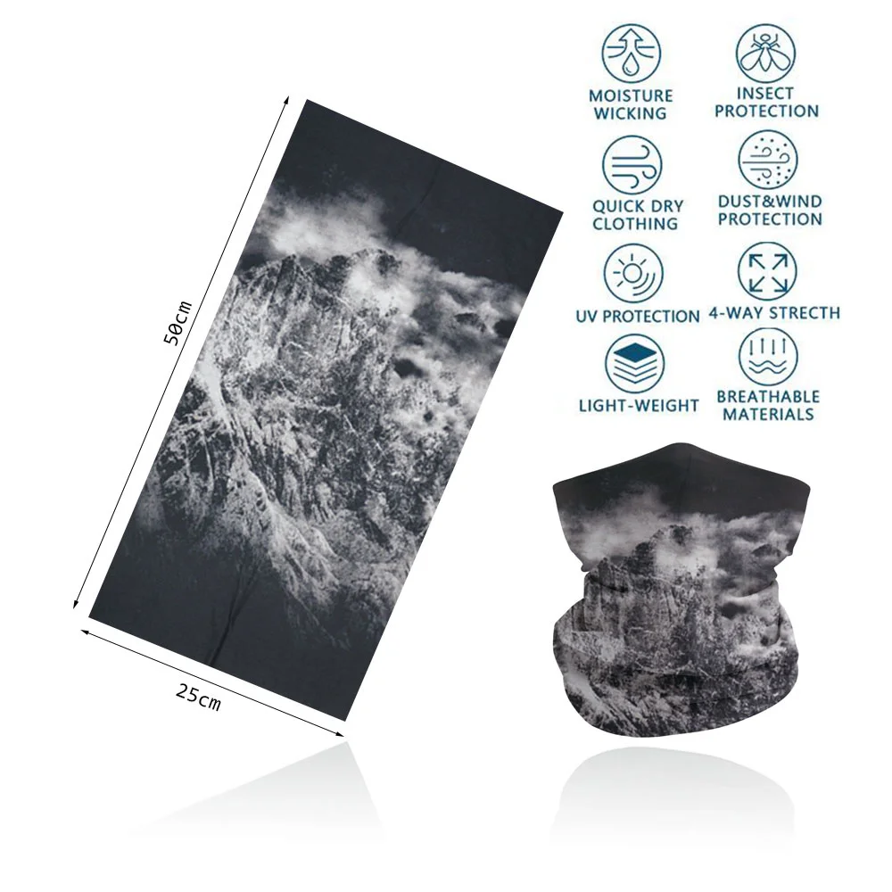Seamless Bandana Sky Stars Printed Cycling Bandana Rave Face Mask Women Men for Dust Wind Sun Protection Face Scarf Mask Cover