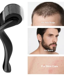 Titanium Derma Pen Roller Hair Growth Beard 540 Microneedle Roller for Facial Skin Care MTS Micro Needle Roller Mesotherapy Use
