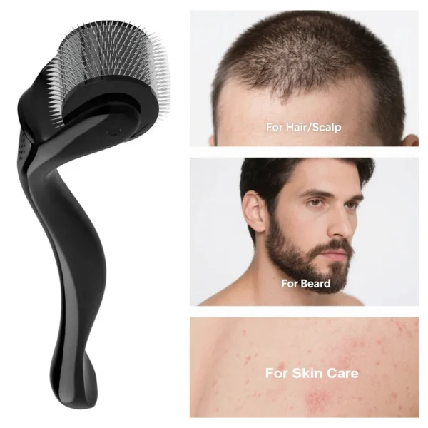 Titanium Derma Pen Roller Hair Growth Beard 540 Microneedle Roller for Facial Skin Care MTS Micro Needle Roller Mesotherapy Use