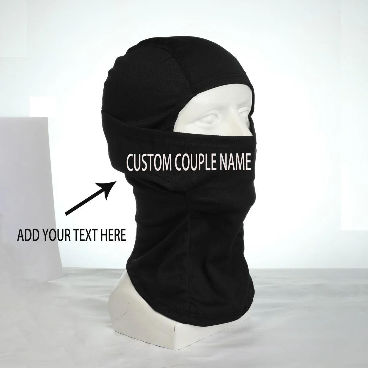 Musion Customized Full Face Mask Sweat-absorbing Balaclava High-stretch Helmet Liner for Cycling and Riding Motorcycle