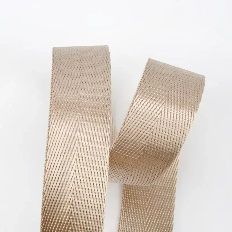 10Meter 20-50mm Nylon Ribbon Band Herringbone Pattern Webbing Tape Belt Backpack Strap DIY Bag Binding Fabric Sewing Accessories