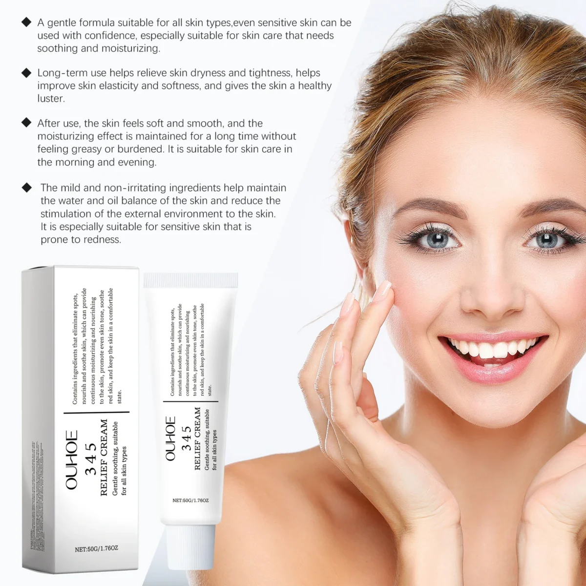 For 345 Relief Cream Address Blemishes Nourish The Skin And Provide Soothing Care Resulting In A Well-Rounded Skincare Solution