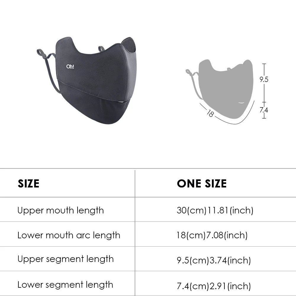 OhSunny Women Sun Protective Face Mask  New UPF 50+ Breathable Washable Quick Dry Canthus Protection for Outdoors Cycling