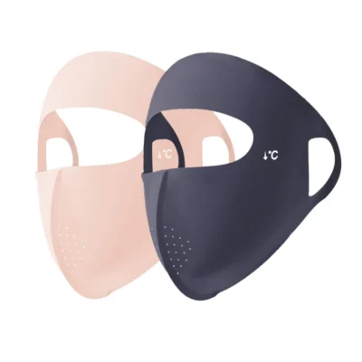 1/2Pcs Summer Full Face Mask Sun Protection Men Women Face Mask for Outdoor Travel Ice Sense Breathable Elastic Facekini