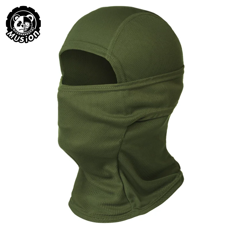 Musion Motorcycle Balaclava Sun Protection Full Face Mask Breathable Mesh Airsoft Mask Balaclava Bicycle Cycling Head Cover Unde