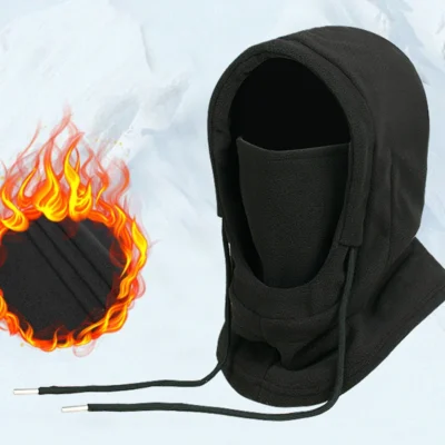Winter warm hat men's face mask scarf windproof and cold proof integrated cycling skiing hood