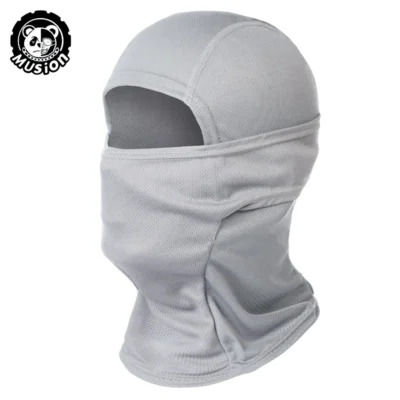 Musion Motorcycle Balaclava Sun Protection Full Face Mask Breathable Mesh Airsoft Mask Balaclava Bicycle Cycling Head Cover Unde