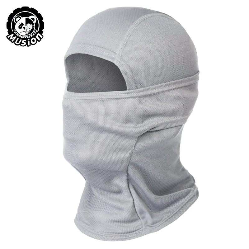 Musion Motorcycle Balaclava Sun Protection Full Face Mask Breathable Mesh Airsoft Mask Balaclava Bicycle Cycling Head Cover Unde