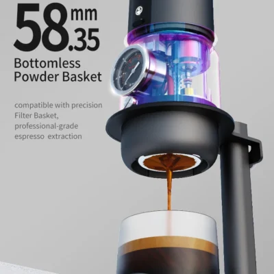 STARSEEKER Super58 Portable Electric Espresso Machine Travel Coffee Maker For Camping Car Coffee Maker With USB-C Bracket Tamper