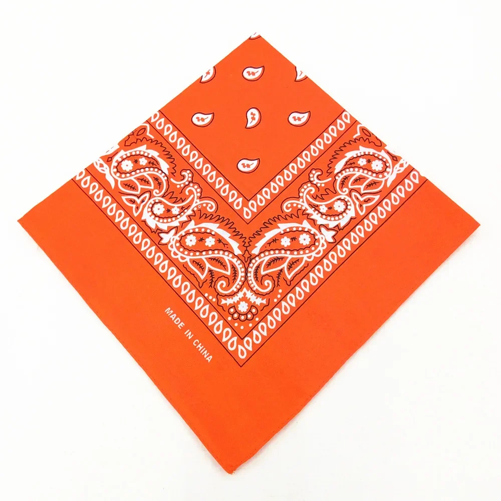 55cm*55cm Outdoor Sports Bandana Scarf Face Mask Riding Camping Cycling Headscarf Tube Wristband Paisley Headband Women Men